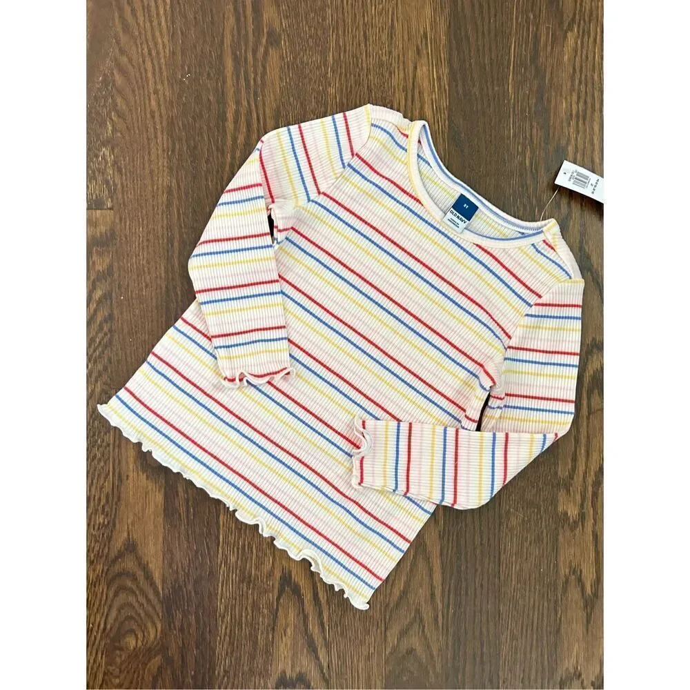 NEW OLD NAVY Toddler 2T Valentine Long Sleeve Knit Tops Lot Bundle